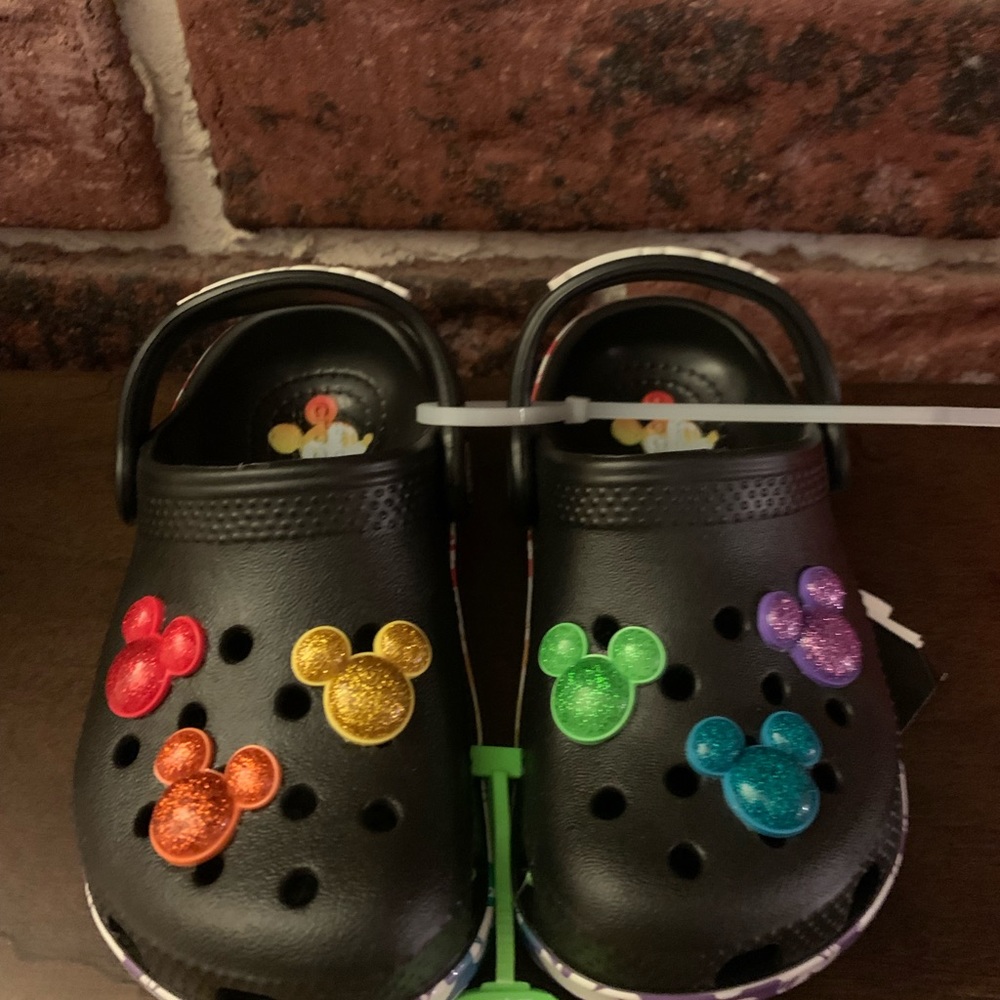 Crocs X Disney Mickey Mouse Rainbow Crocs - Picture 9 of 9